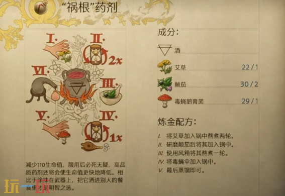 天国拯救2祸根药剂怎么做 祸根药剂制作及配方攻略