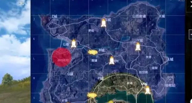 和平精英鸟巢位置介绍