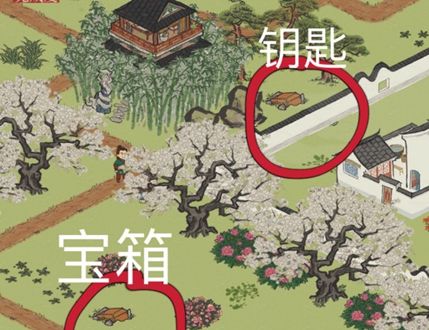 《江南百景图》丽娘府宅宝箱钥匙位置介绍