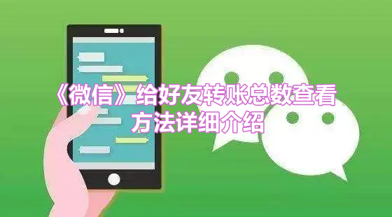 《微信》给好友转账总数查看方法详细介绍