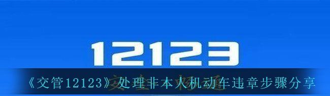 《交管12123》处理非本人机动车违章步骤分享