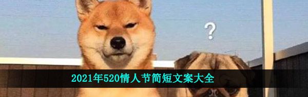 2021年520情人节简短文案大全