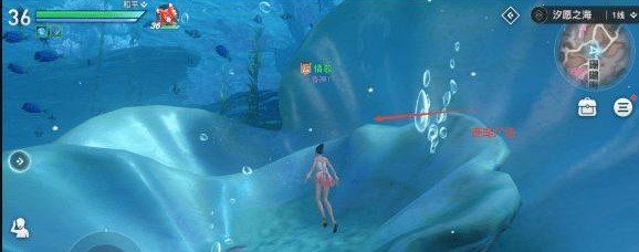 《天谕手游》汐愿之海景点坐标位置介绍