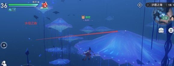 《天谕手游》汐愿之海景点坐标位置介绍