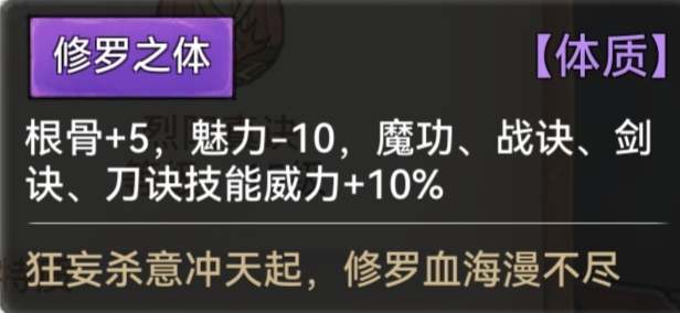 《最强祖师》全体质图鉴一览