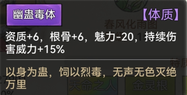 《最强祖师》全体质图鉴一览
