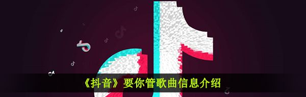 《抖音》要你管歌曲信息介绍