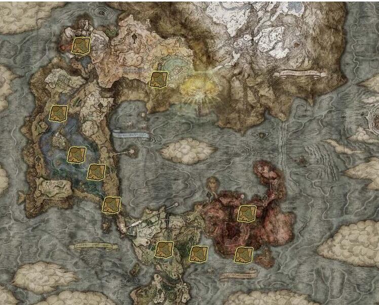 艾尔登法环地图碎片位置大全6