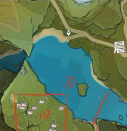 《原神》蒲公英采集线路图