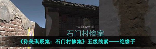 《孙美琪疑案：石门村惨案》五级线索——绝缘子