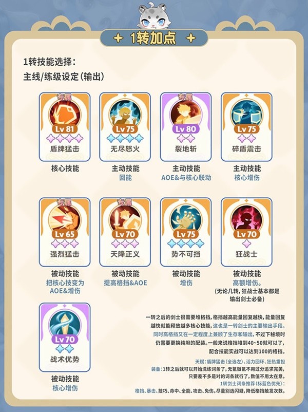 《出发吧麦芬》剑士职业培养攻略大全