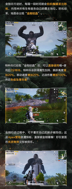《和平精英》霸气金刚雨林新玩法内容介绍