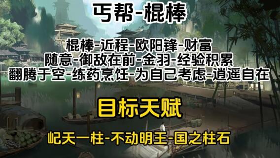 《射雕》全门派职业天赋搭配推荐