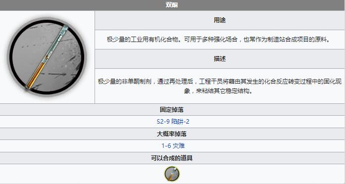 明日方舟双酮材料获得攻略图1